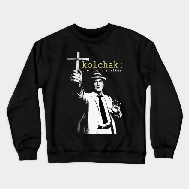 Night Stalker - Kolchak Crewneck Sweatshirt by Collage Collective Berlin